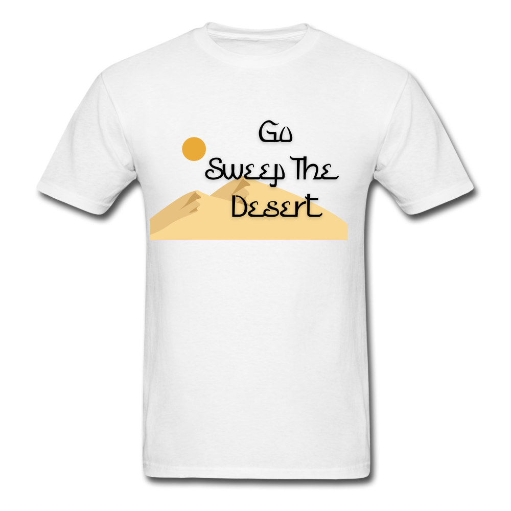 Sweep The Desert - white