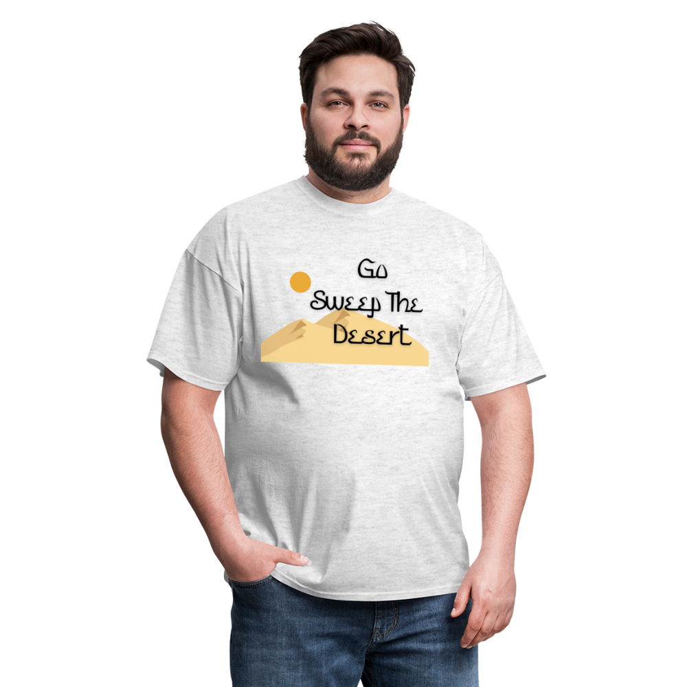 Sweep The Desert - light heather gray