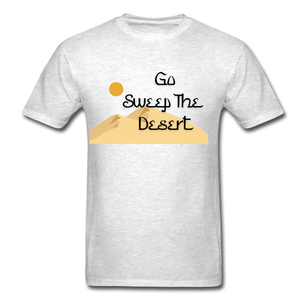 Sweep The Desert - light heather gray