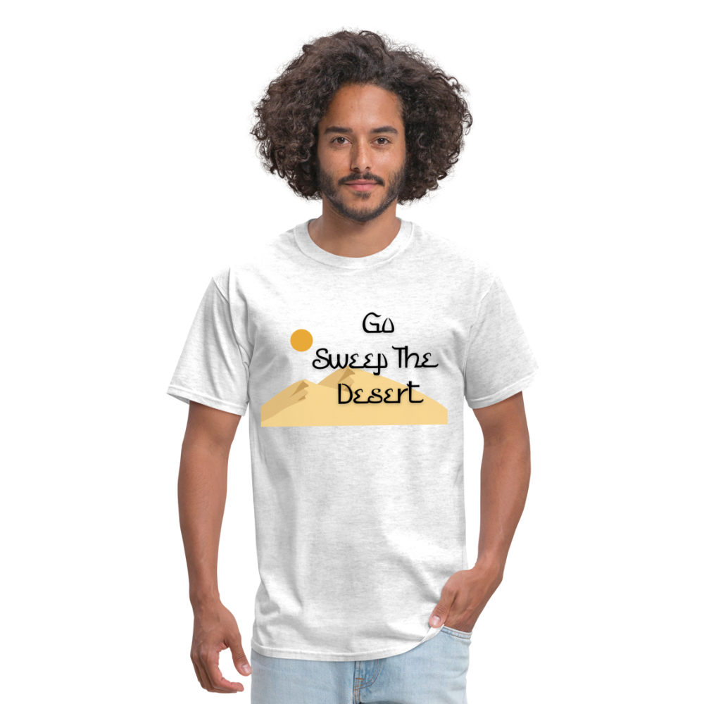Sweep The Desert - light heather gray