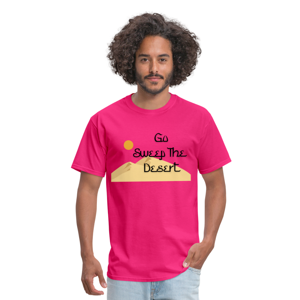 Sweep The Desert - fuchsia