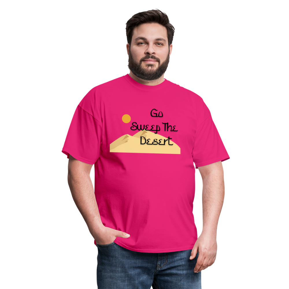 Sweep The Desert - fuchsia