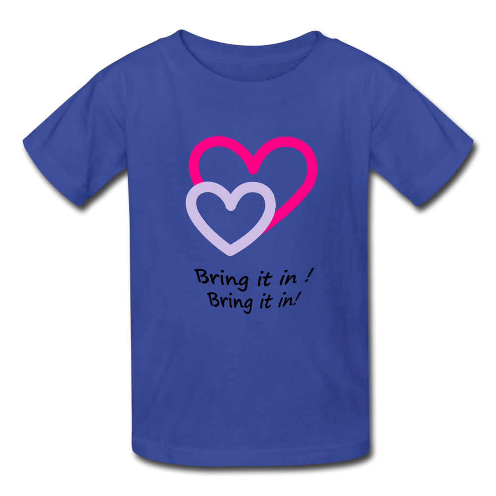 Bring it in (kids) - royal blue