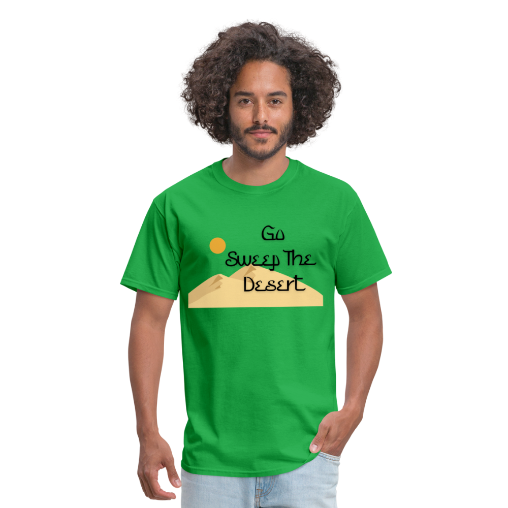 Sweep The Desert - bright green
